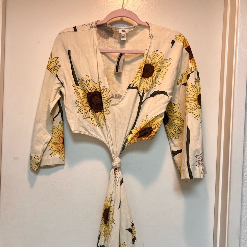 River Island women’s floral cut out kimono dress